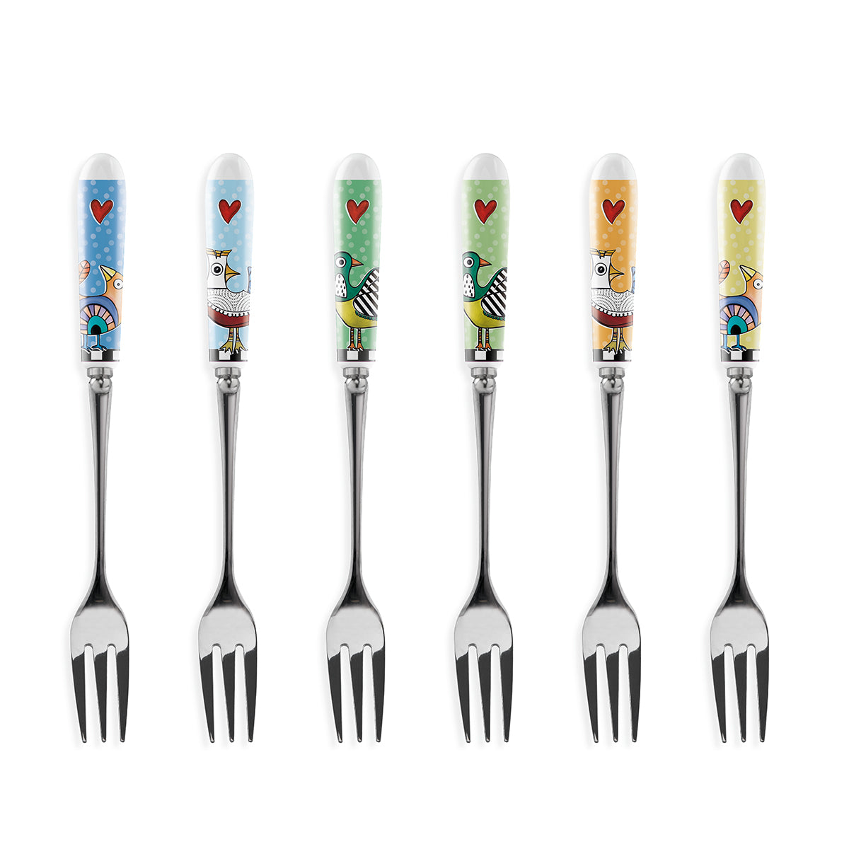 Set 6 Forchettine Cocoricò